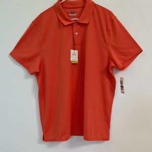 Men's polo shirt size XXL, orange.